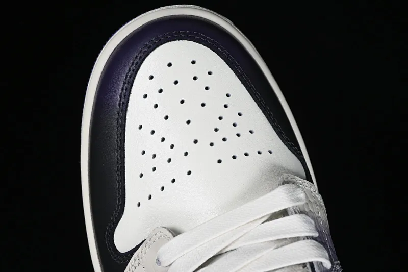All categories Air Jordan Jordan series basketball shoes Air Jordan 1 Low G version pure original Air Jordan 1 Low "Purple" AJ1 Joe 1 white black purple low-top cultural casual sneakers HF5759-101